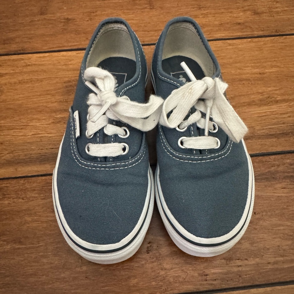 Vans Kids Blue Canvas Sneakers